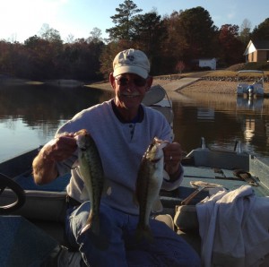 Bobby Cleveland Bass Fishing on Thanksgiving 2012